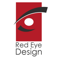 Red Eye Design Logo