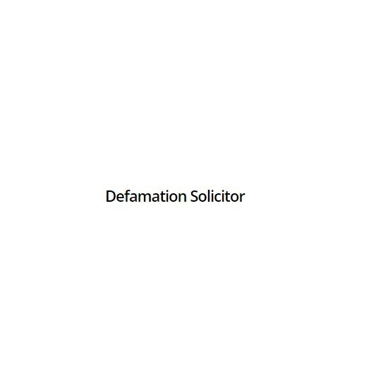 Defamation solicitor