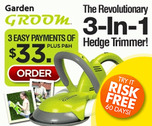 Garden Groom Hedge Trimmer As Seen on TV Canada'
