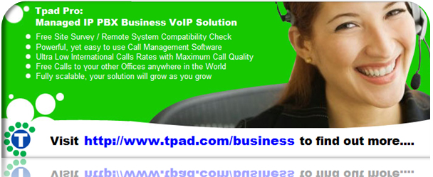 Tpad PRO - Managed IP PBX Business VoIP Solution'