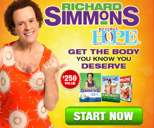 richard simmons workout dvd'