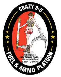 Crazy 3-5 Platoon Logo