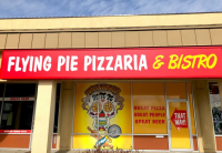 Flying Pie Pizzaria &amp; Bistro- Overland Logo