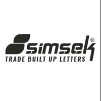 Simsek Trade Built Up Letters Logo