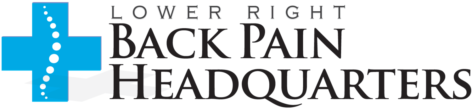 lower right back pain