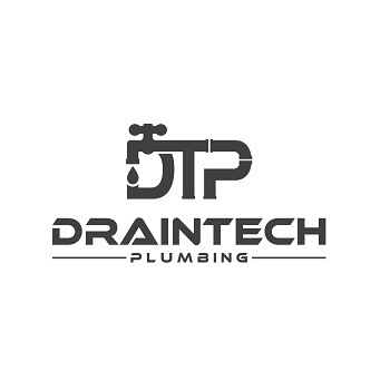 Drain Tech Plumbing Logo