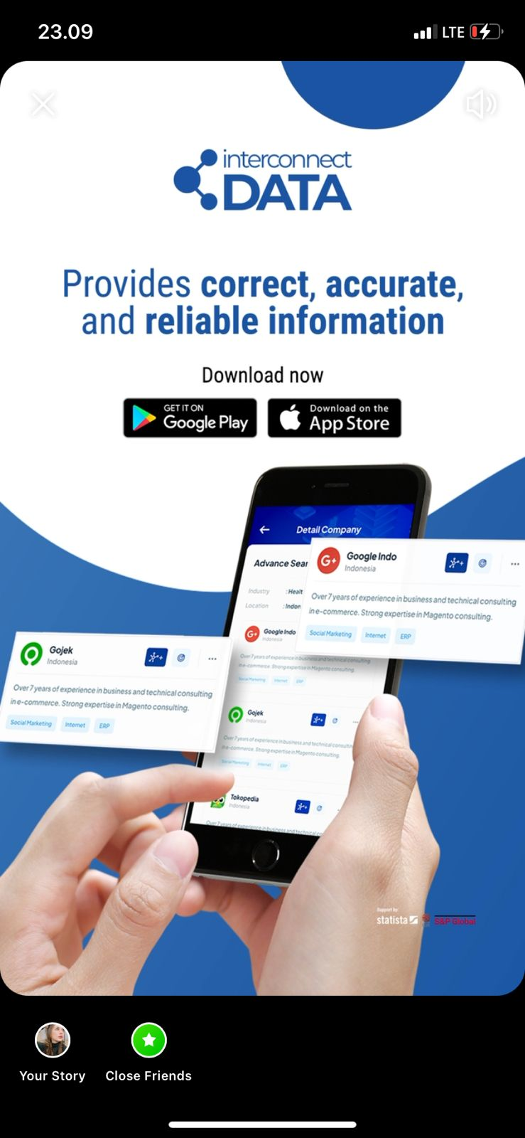 InterconnectDATA provides correct,accurate,reliable info'