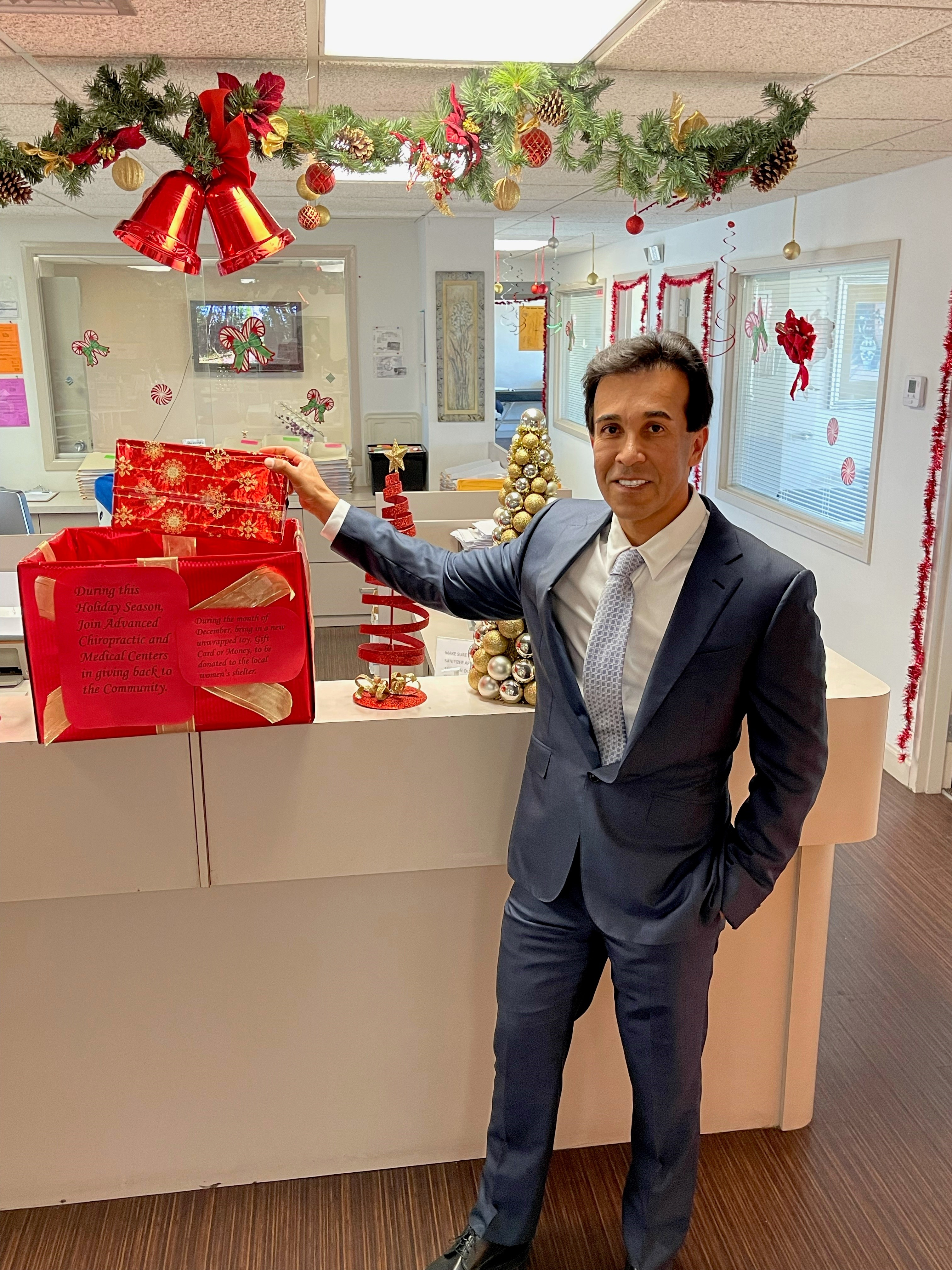 Amir Mohit-Kermani, DC Kicks Off Holiday Toy Drive'