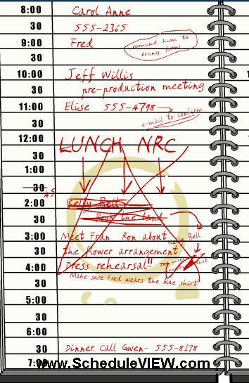 Scheduling Calendar'
