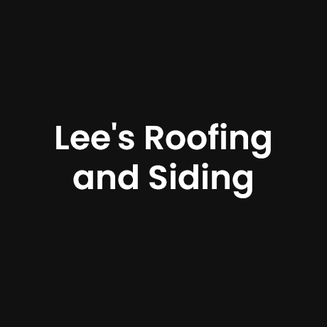 Company Logo For Lee's Roofing &amp; Siding'