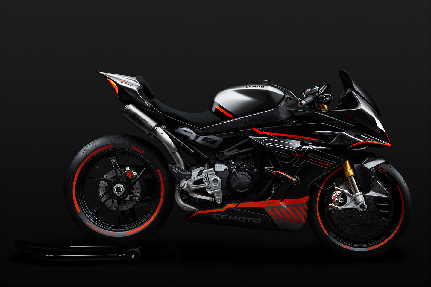 ARRIVAL OF MYSTERIOUS SPORT BIKE CFMOTO SR-C21 – A