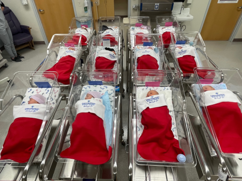 Intermountain Riverton Hospital Christmas Nursery'