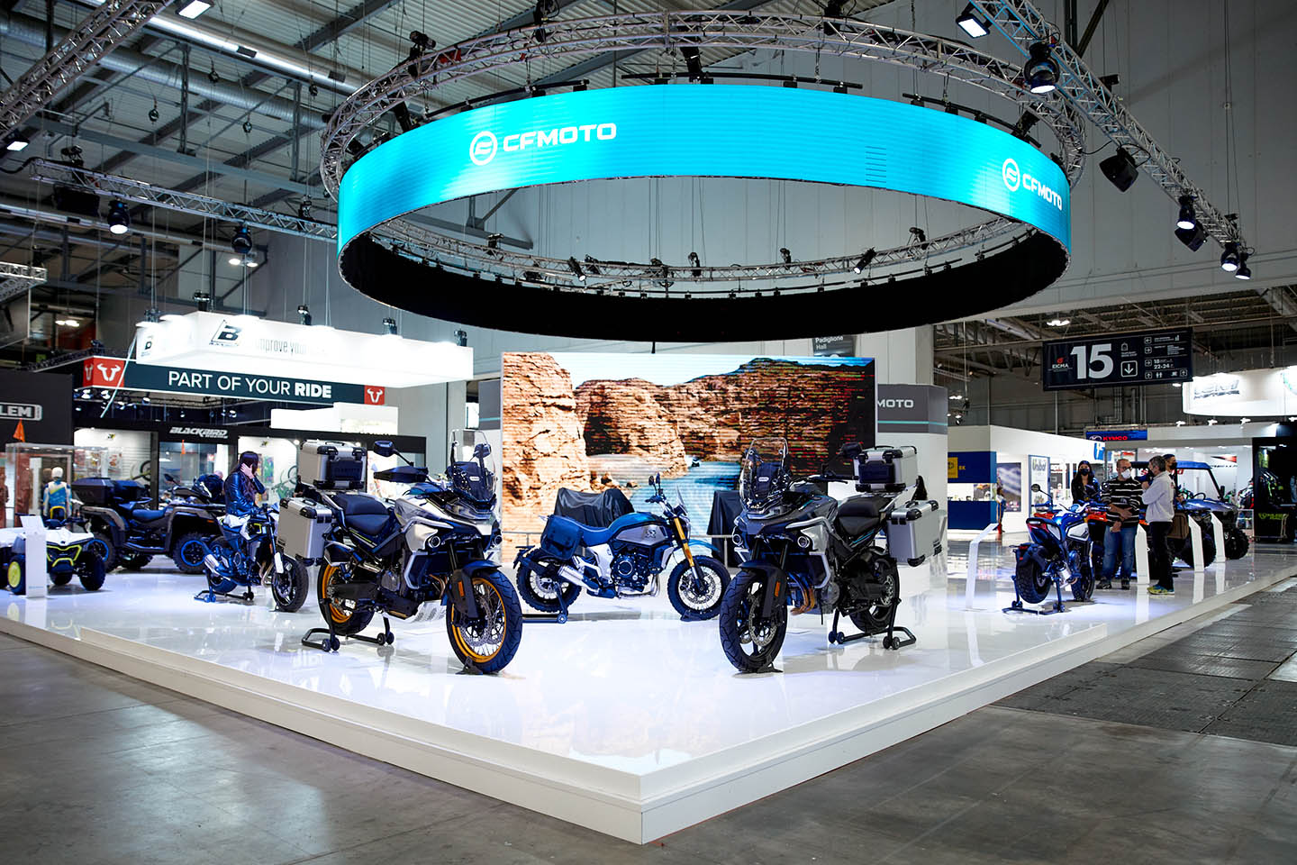 STRIKING RETURN CFMOTO BACK TO EICMA WITH NEW MODELS