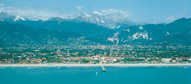 Panorama of Versilia'