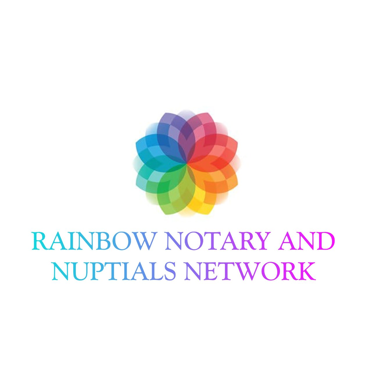 Company Logo For Rainbow Mobile Notary and Nuptials Wedding'