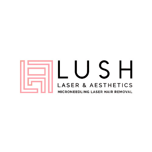 Lush Laser &amp; Aesthetics Microneedling Laser Hair Removal Logo