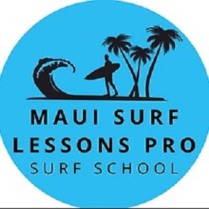 Maui Surf Lessons Pro Surf School Logo