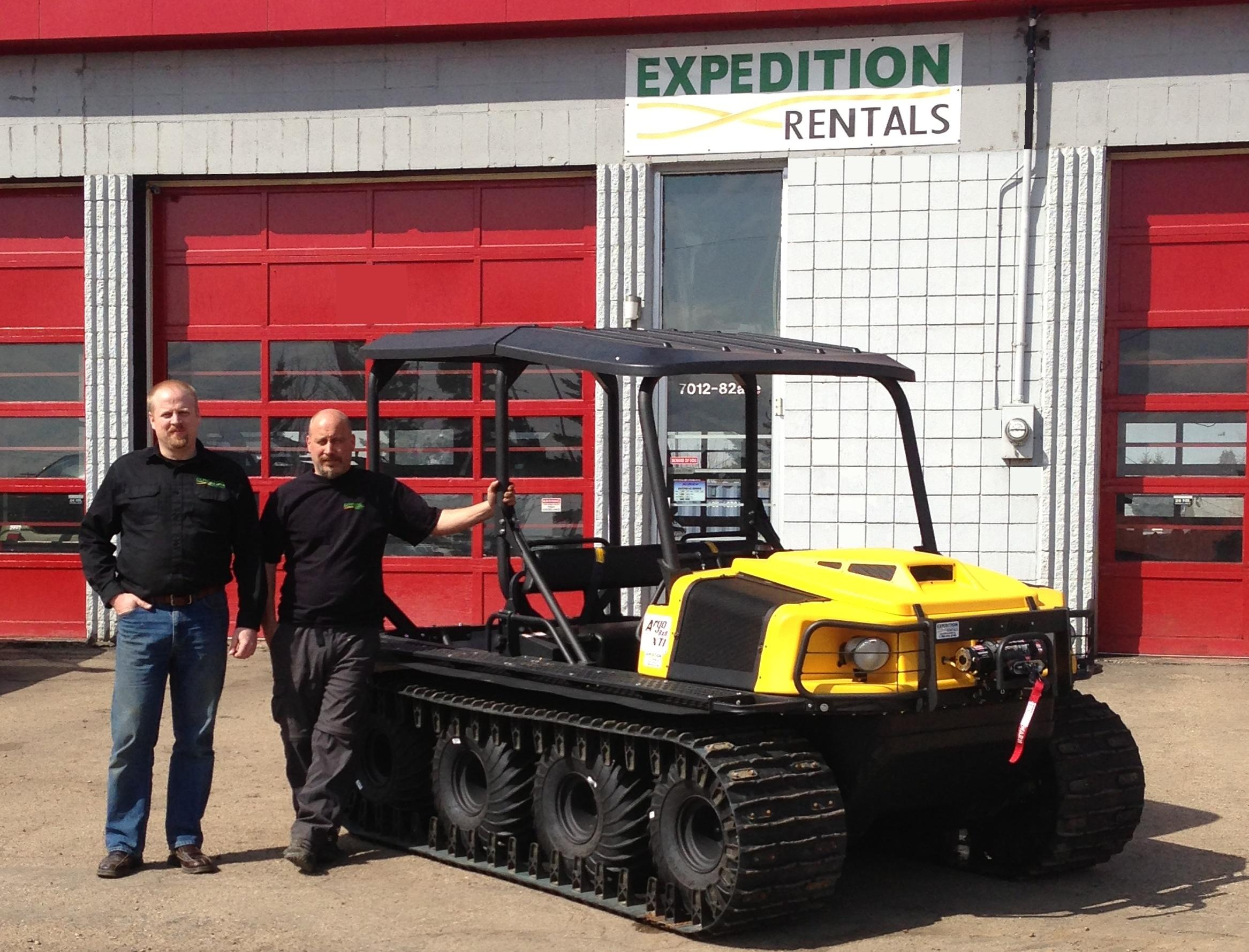 Expedition Rentals’ Richard Wharmby, (l) and Wayne Moc'