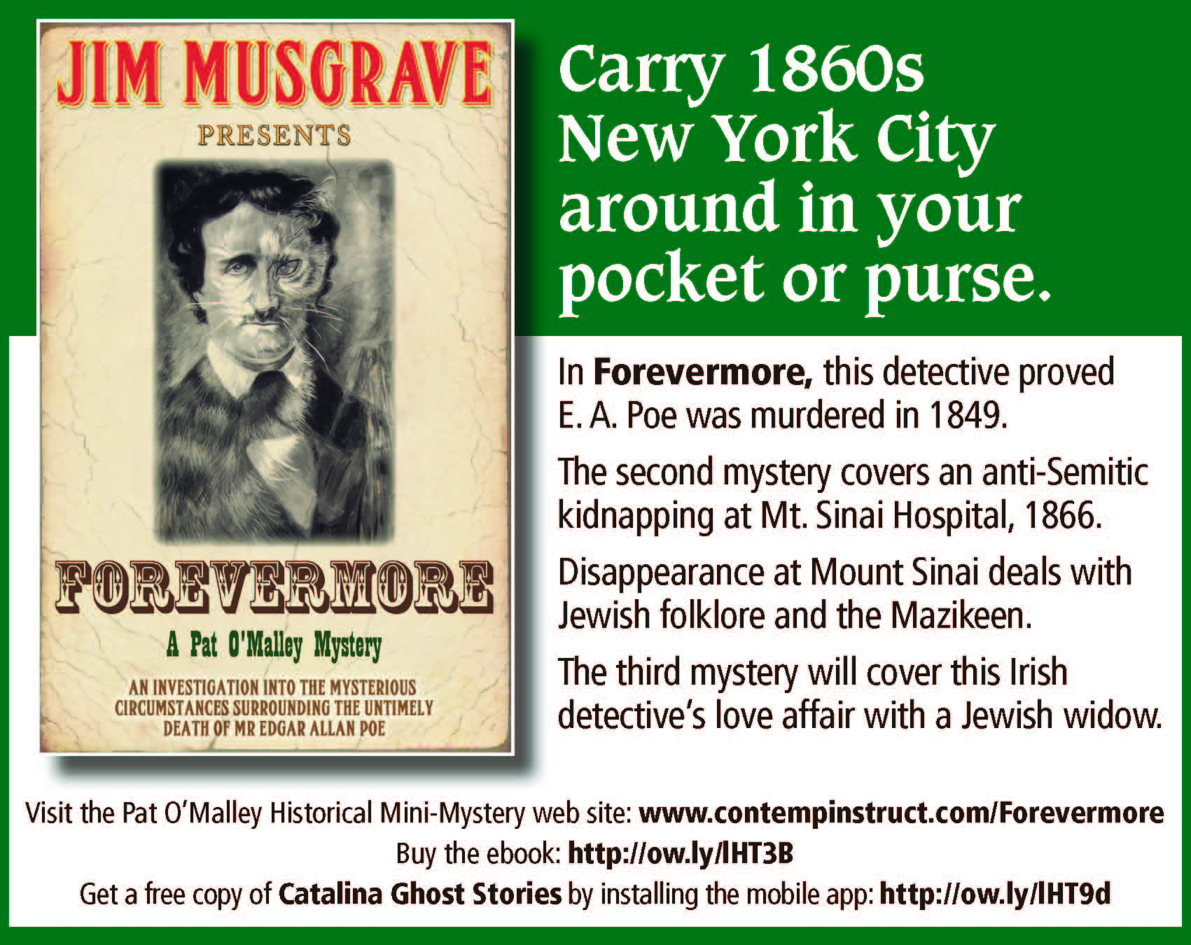 Get 1860s Detective Pat O'Malley on TV'