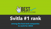 Svitla Systems Earns the #1 Spot in the Best Place to Code A