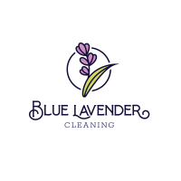 Blue Lavender Cleaning Logo