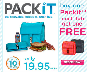 PackIt Freezable Lunch Bags As Seen on TV Canada'