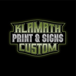 Klamath Custom Print & Signs Logo