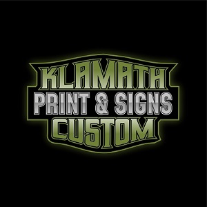 Company Logo For Klamath Custom Print &amp; Signs'
