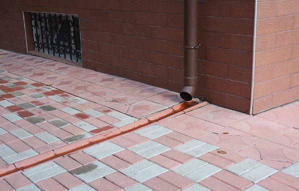 French Drain Installation'