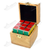 wooden box cube'