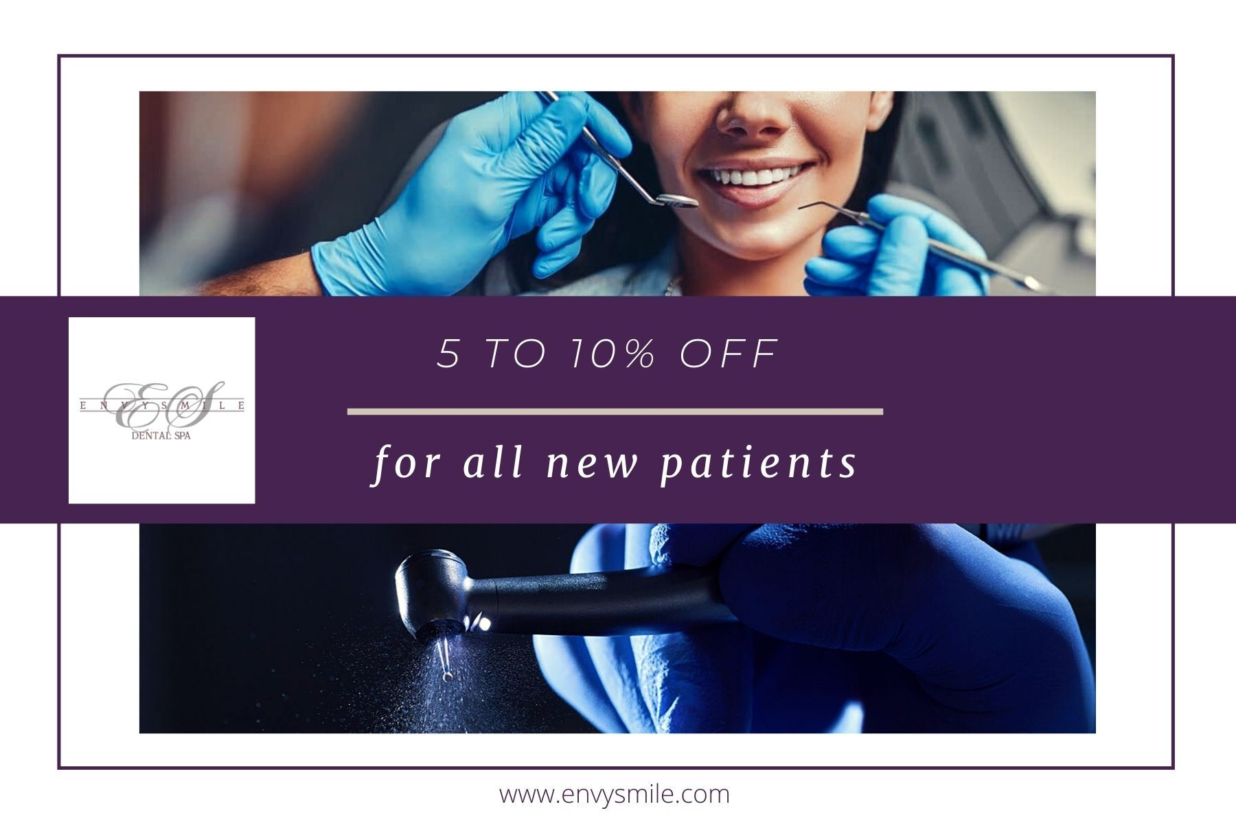 Envy Smile Dental Spa offers a discount'