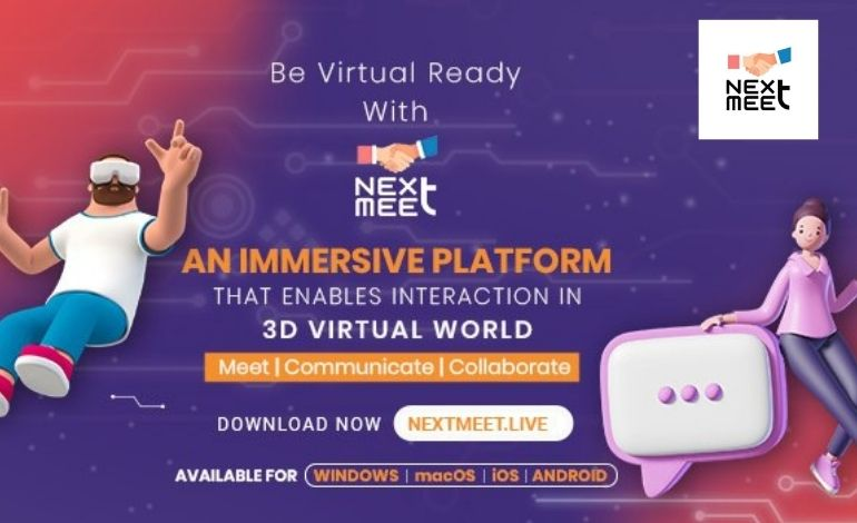 Indias First Metaverse Immersive VR Software - NextMeet&'