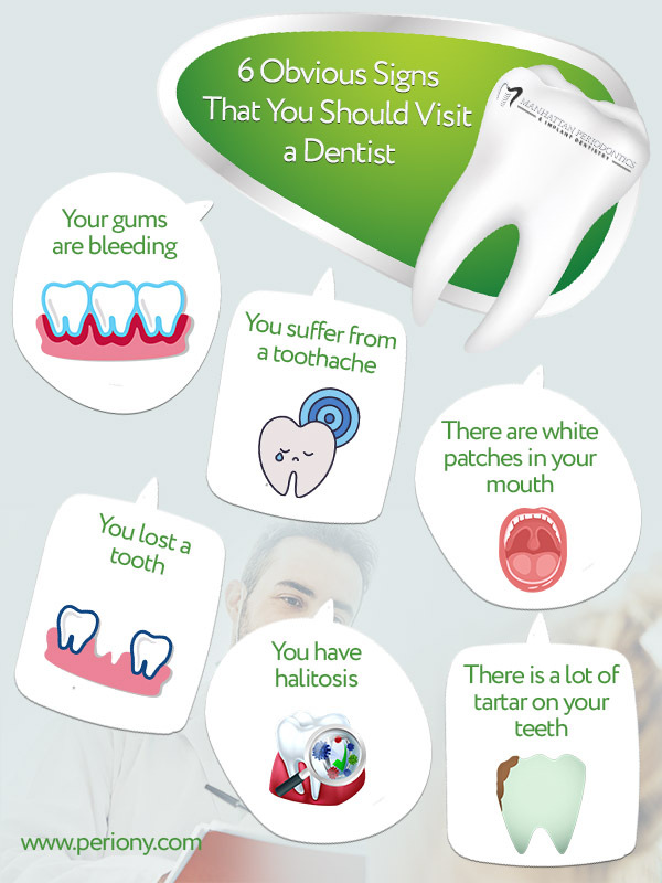 6 Obvious Signs That You Should Visit a Dentist'