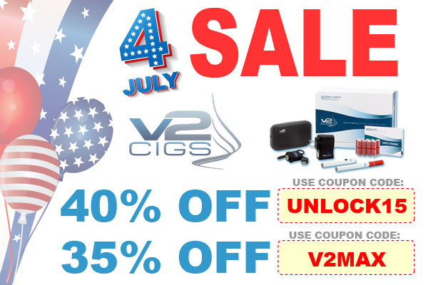 V2 Cigs 4th of July Coupon Codes'