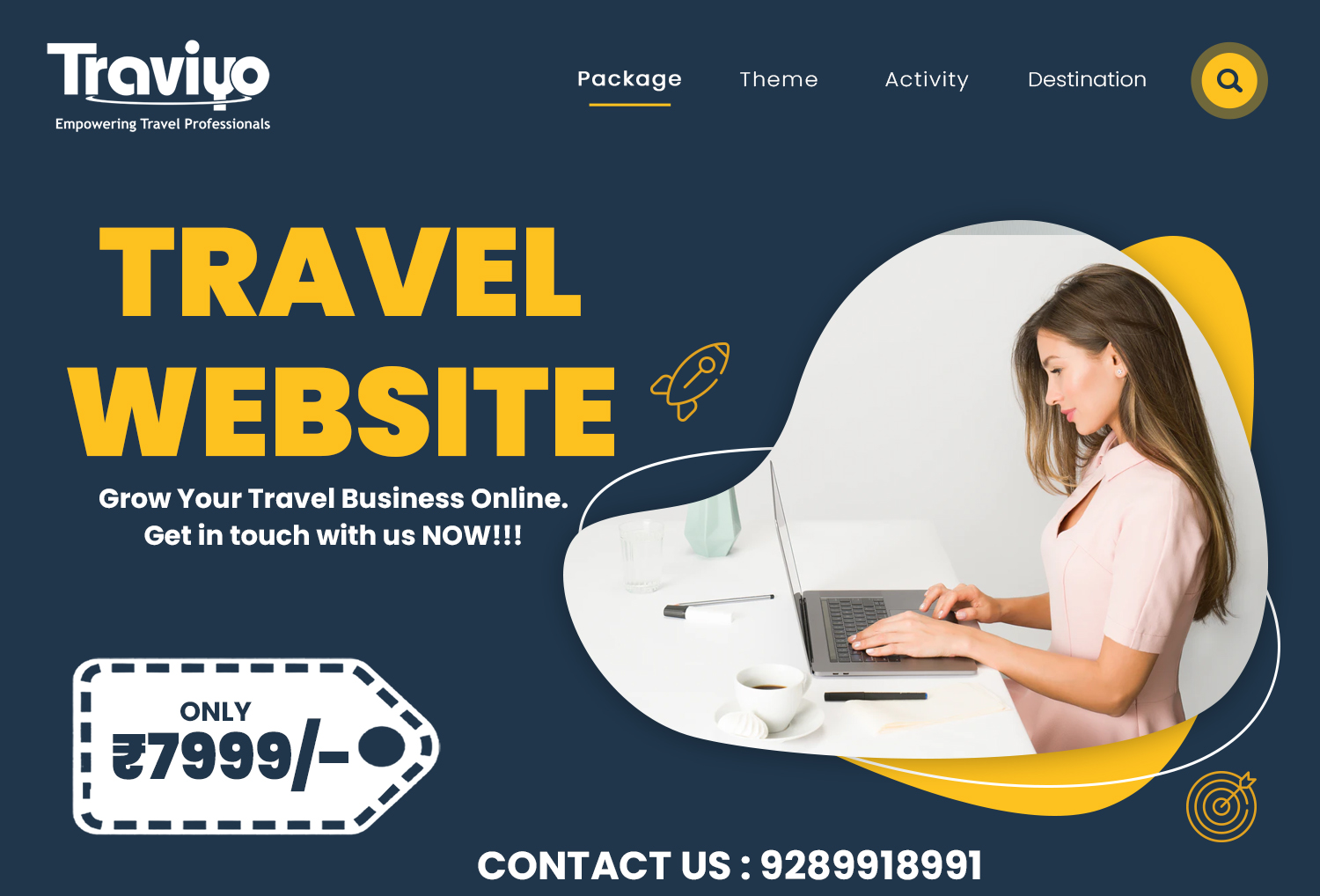 Develop your travel website with us...! !'