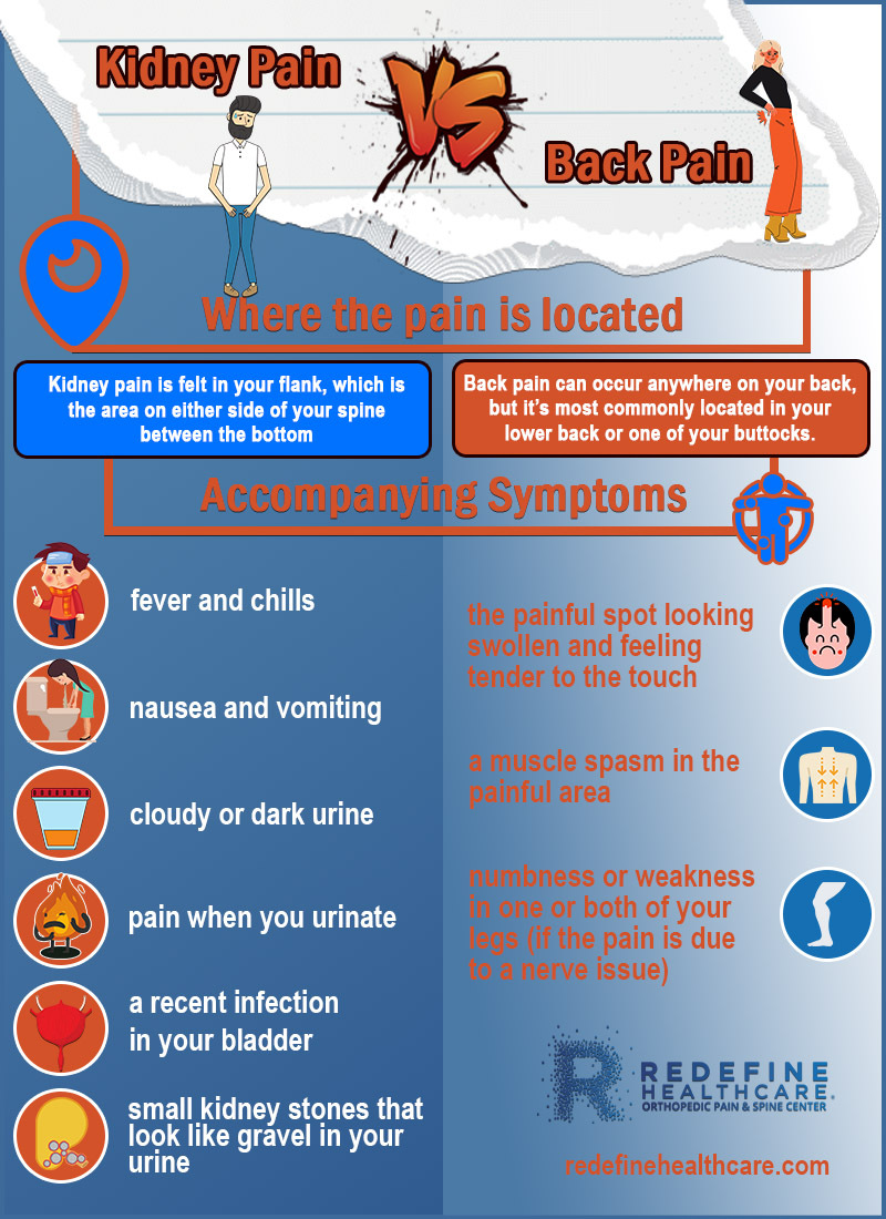 Kidney Pain vs. Back Pain'