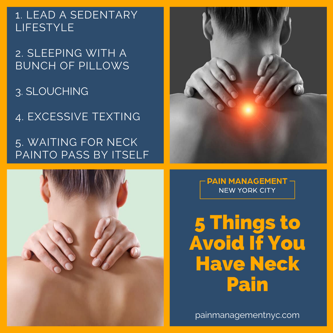 5 Things to Avoid If You Have Neck Pain'