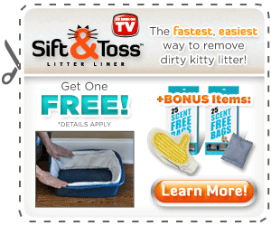 sift &amp; toss litter liner'