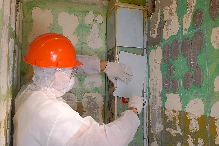Asbestos Tile Removal'
