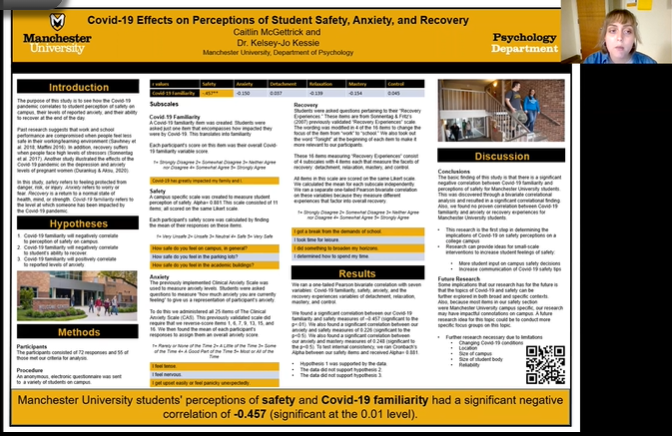 Caitlin McGettrick, Manchester University, Indiana