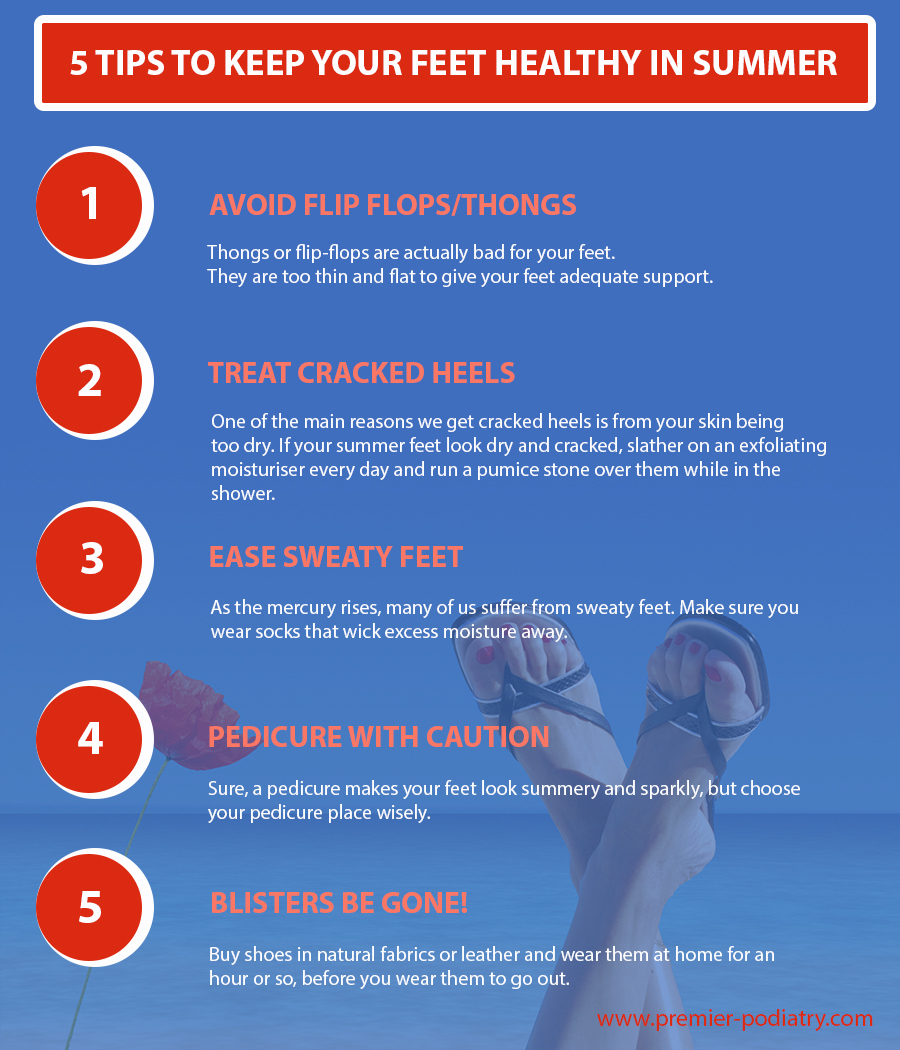 5 Tips to Keep Your Feet Healthy this Summer'