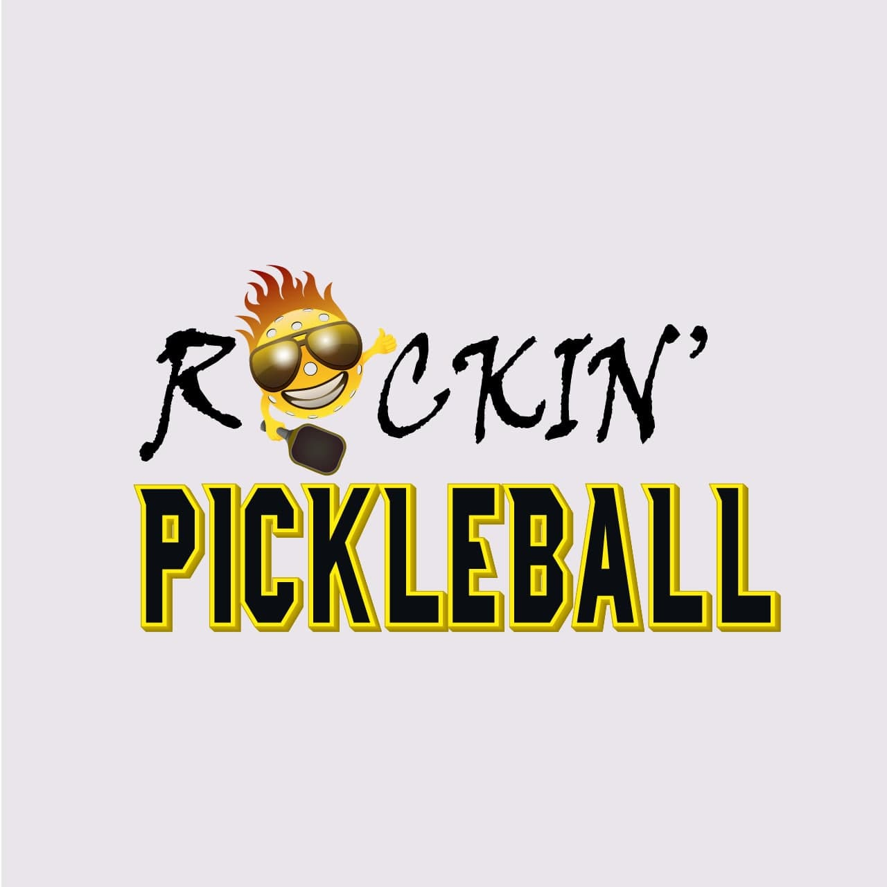 Rockin' Pickleball Logo