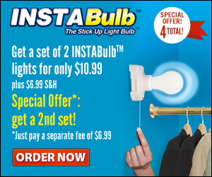 instabulb stick up light bulb'