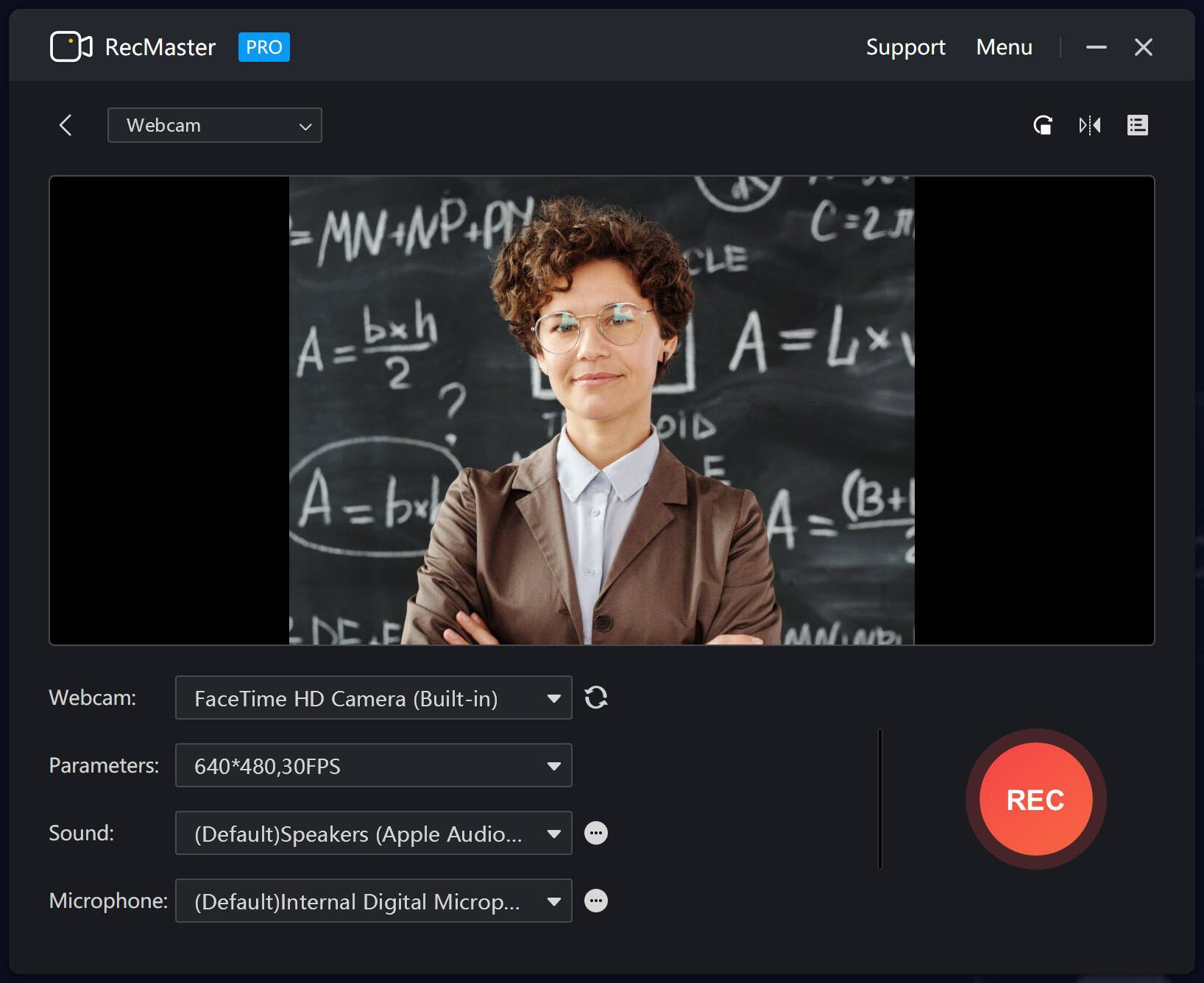 RecMaster Screen Recorder - Webcam Recording