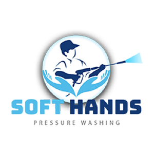 Soft Hands Pressure Washing Logo