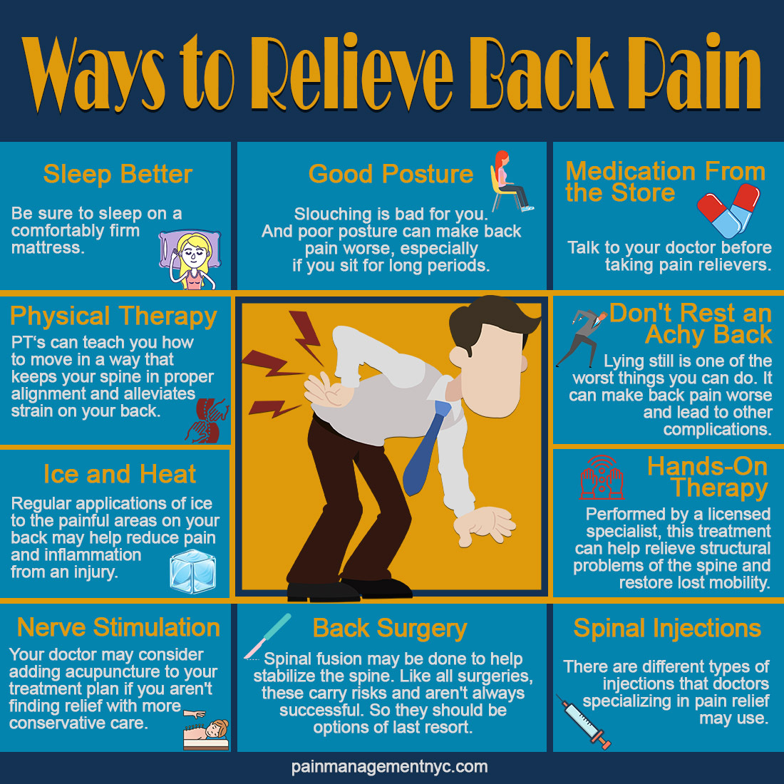 Ways to Relieve Back Pain'