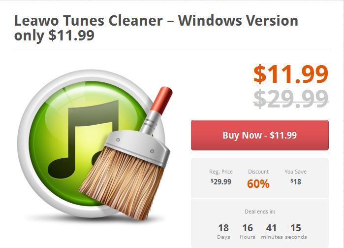 Leawo Tunes Cleaner Deal