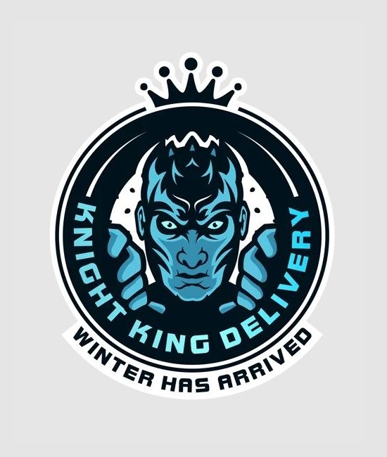 Knight King Delivery Logo