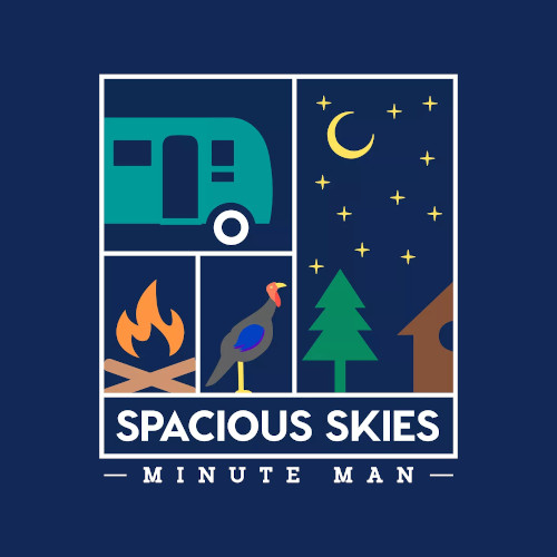 Company Logo For Spacious Skies Campgrounds - Minute Man'