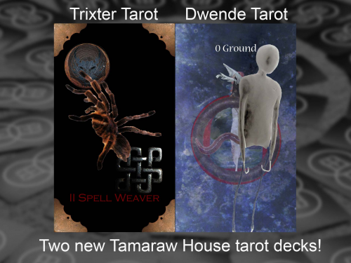 TAROT CARDS! Tamaraw House is releasing two new decks!'